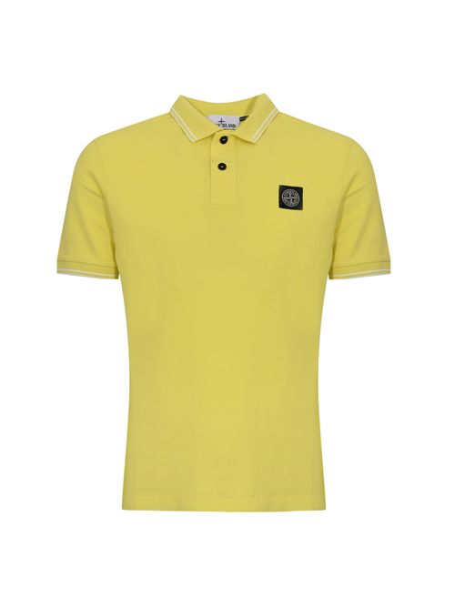 Polo 2200010 in cotone pique Lemon STONE ISLAND | 2200010S0018V0031